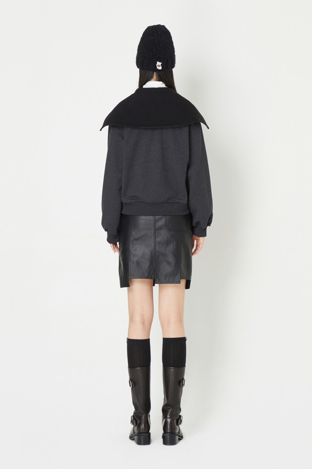 LUCKY CHOUETTE - 점퍼 - Sailor Collar Color Jumper