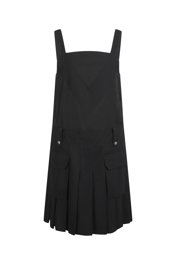 LUCKY CHOUETTE - 원피스 - Hem Pleats Sleeveless Mini Dress