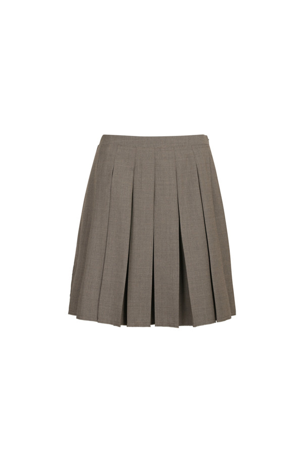 LUCKY CHOUETTE - 미디스커트 - Pleats Mid Skirt