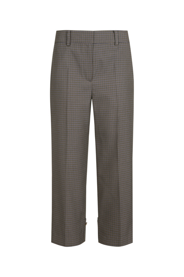 LUCKY CHOUETTE - 스커트/팬츠 - Back Cabra Button Point Check Pants