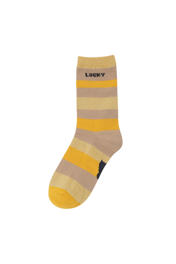 LUCKY CHOUETTE - 양말 - Two Tone Metal Stripe Socks