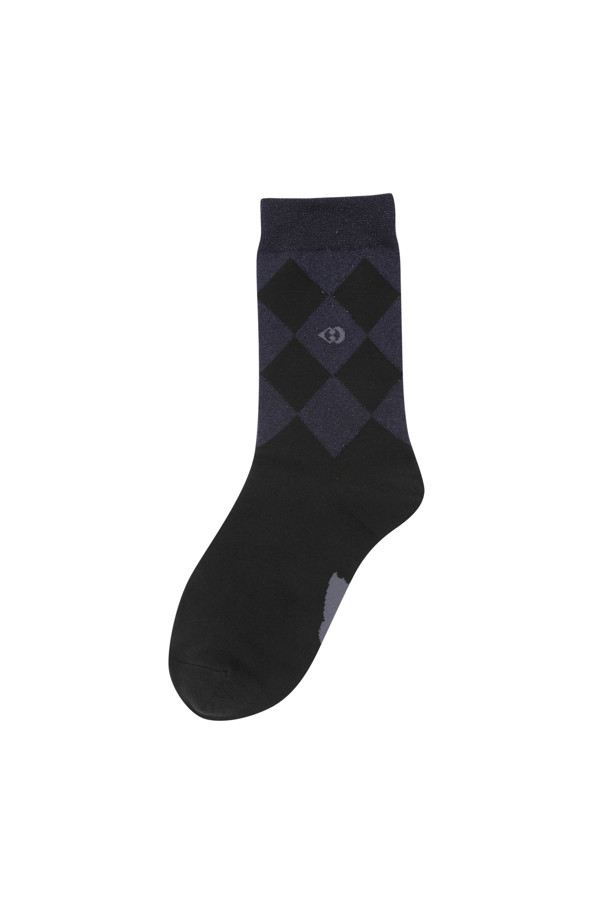 LUCKY CHOUETTE - 양말 - Argyle Metal Socks