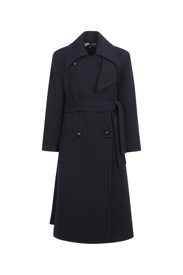 LUCKY CHOUETTE - 코트 - Belted Double Coat