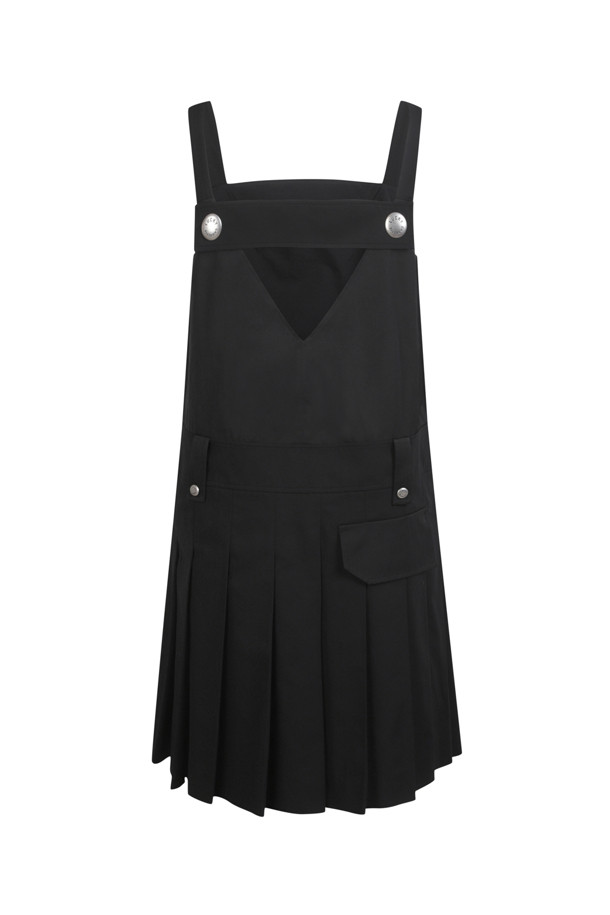 LUCKY CHOUETTE - 원피스 - Hem Pleats Sleeveless Mini Dress