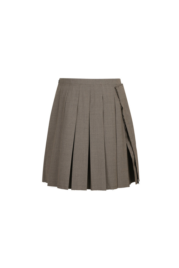 LUCKY CHOUETTE - 미디스커트 - Pleats Mid Skirt