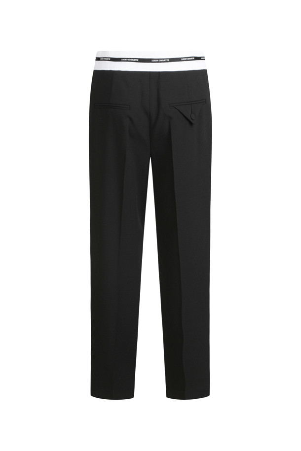 LUCKY CHOUETTE - 스커트/팬츠 - Waist Point Straight Fit Pants