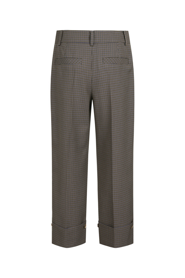 LUCKY CHOUETTE - 스커트/팬츠 - Back Cabra Button Point Check Pants