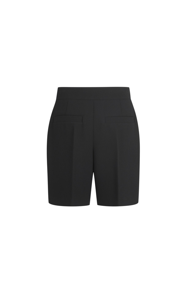 LUCKY CHOUETTE - 스커트/팬츠 - Button Point Solid Short Pants