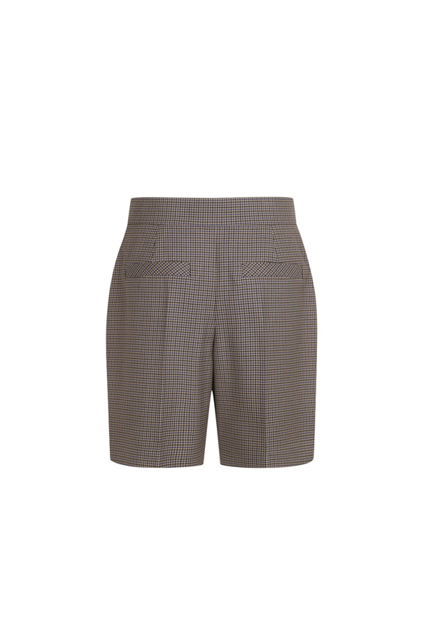 LUCKY CHOUETTE - 스커트/팬츠 - Button Point Solid Short Pants