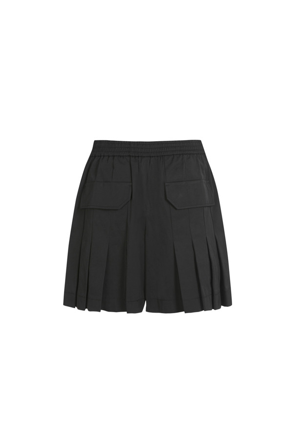 LUCKY CHOUETTE - 스커트/팬츠 - [셀럽착용] Pleated Short Pants (Belt)