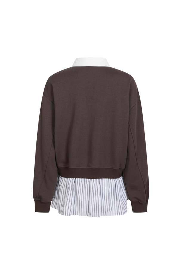 LUCKY CHOUETTE - 티셔츠 - Stripe Color Block Sweatshirt