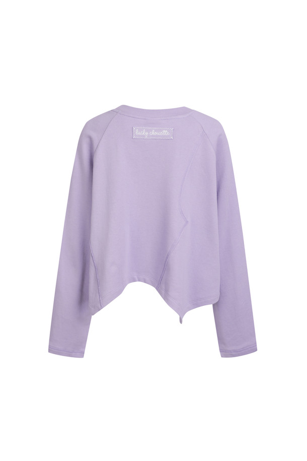 LUCKY CHOUETTE - 티셔츠 - Hem Deformation Sweatshirt