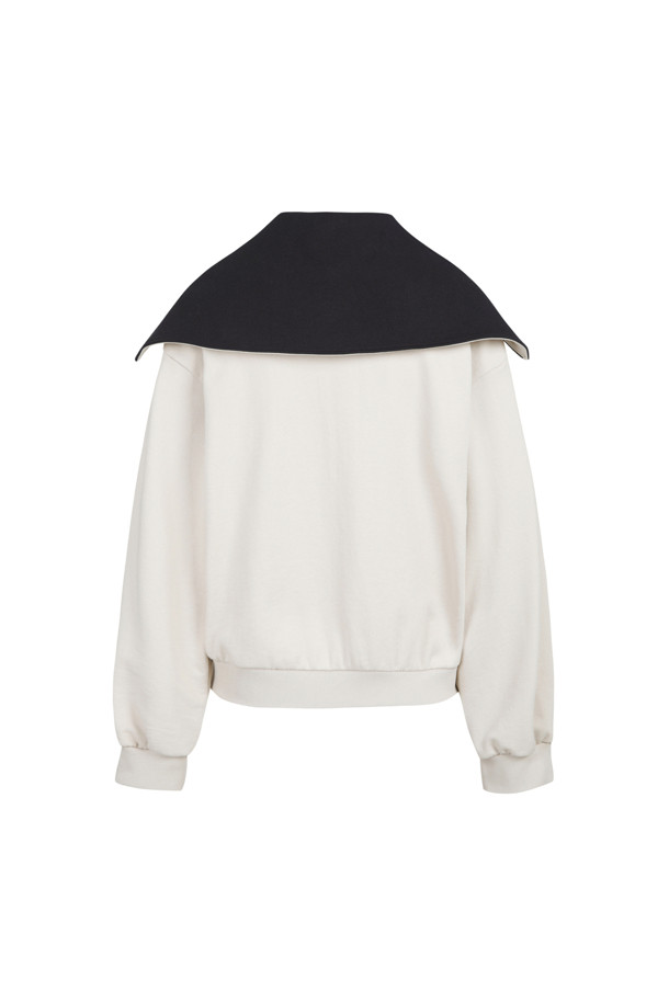 LUCKY CHOUETTE - 점퍼 - Sailor Collar Color Jumper