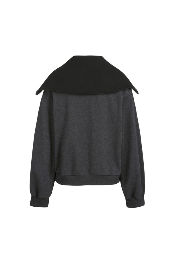 LUCKY CHOUETTE - 점퍼 - Sailor Collar Color Jumper