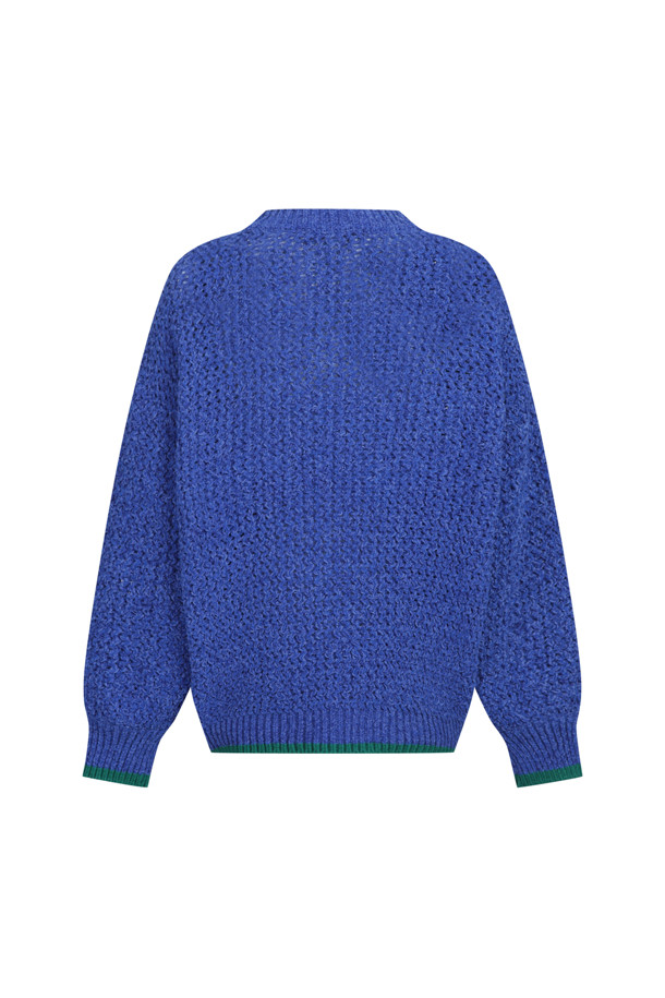 LUCKY CHOUETTE - 스웨터 - Color Block Hem Pullover