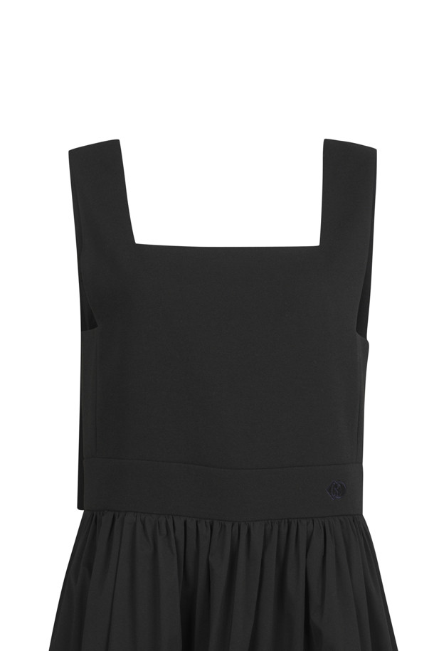 LUCKY CHOUETTE - 원피스 - Back Color Strap Sleeveless Hool Dress