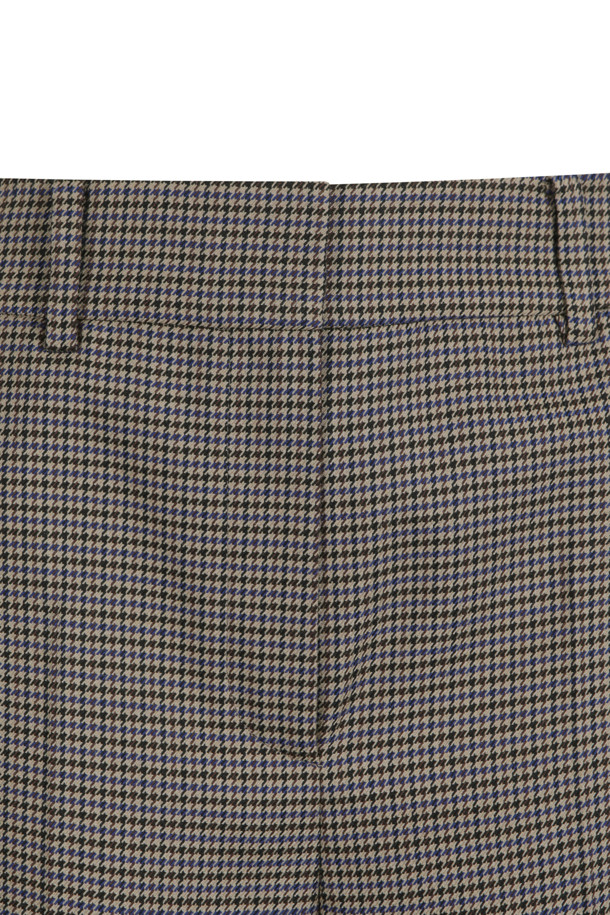 LUCKY CHOUETTE - 스커트/팬츠 - Back Cabra Button Point Check Pants