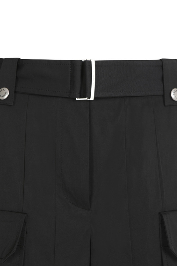 LUCKY CHOUETTE - 스커트/팬츠 - [셀럽착용] Pleated Short Pants (Belt)