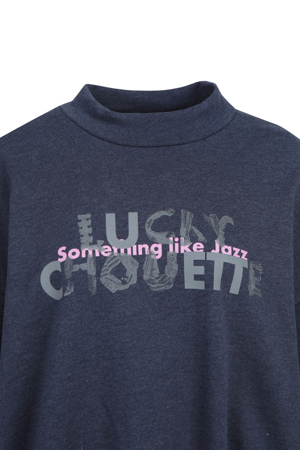 LUCKY CHOUETTE - 스웻셔츠 - Printed Half Neck Sweatshirt