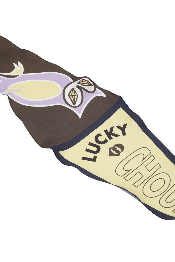 LUCKY CHOUETTE - 스카프/머플러 - Lucky Chouette Printing Petie Scarf  