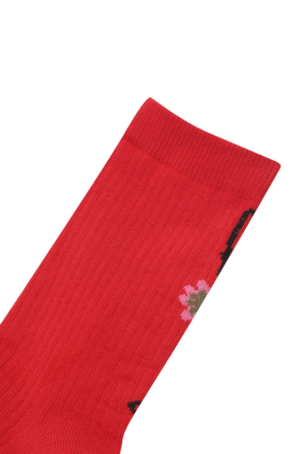 LUCKY CHOUETTE - 양말 - Flower Pattern Socks