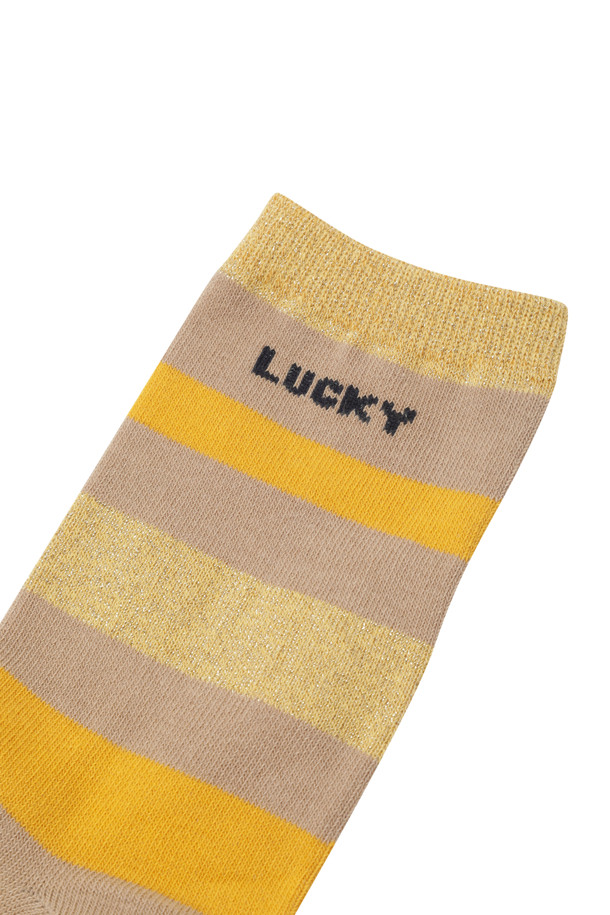 LUCKY CHOUETTE - 양말 - Two Tone Metal Stripe Socks