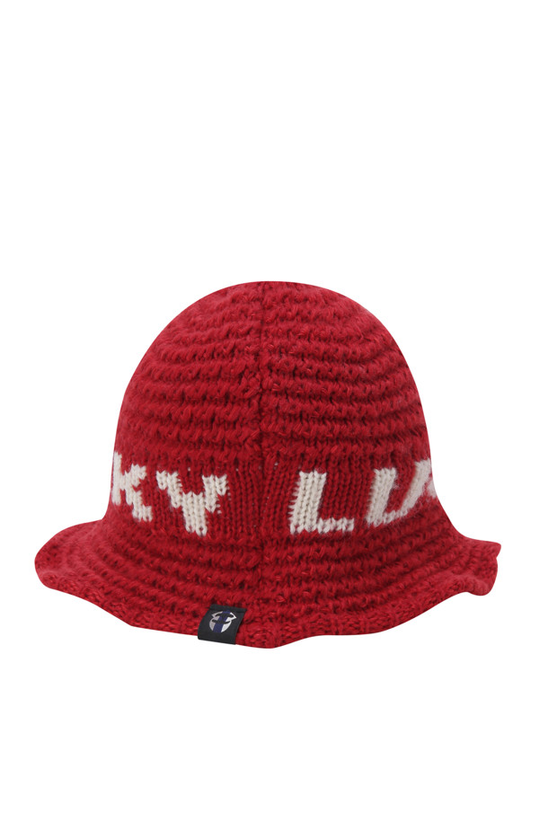 LUCKY CHOUETTE - 모자 - LUCKY Lettering Knit Hat