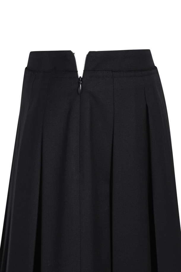 LUCKY CHOUETTE - 미디스커트 - Pleats Mid Skirt