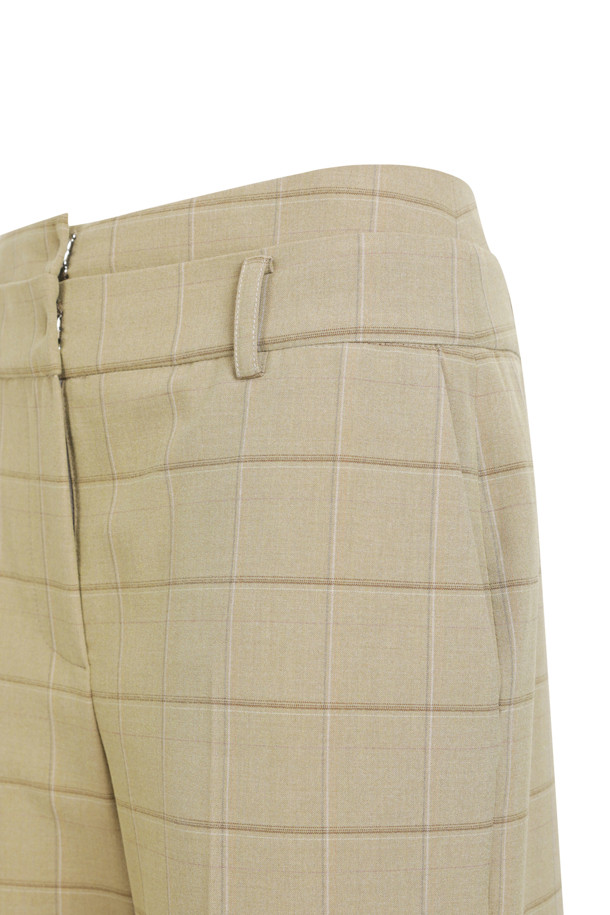 LUCKY CHOUETTE - 스커트/팬츠 - [Atelier] Double Waist Band Wide Pants (Checkered)