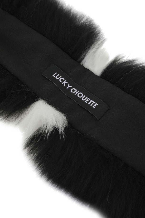 LUCKY CHOUETTE - 스카프/머플러 - [셀럽착용] Logo Color Blend Shadow Fox Muffler