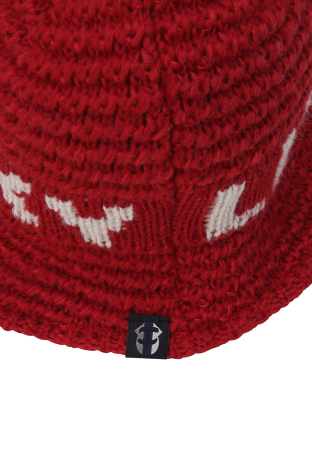 LUCKY CHOUETTE - 모자 - LUCKY Lettering Knit Hat