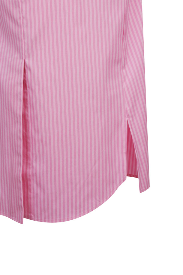 LUCKY CHOUETTE - 원피스 - Ribbon Point Striped Shirt Type Dress