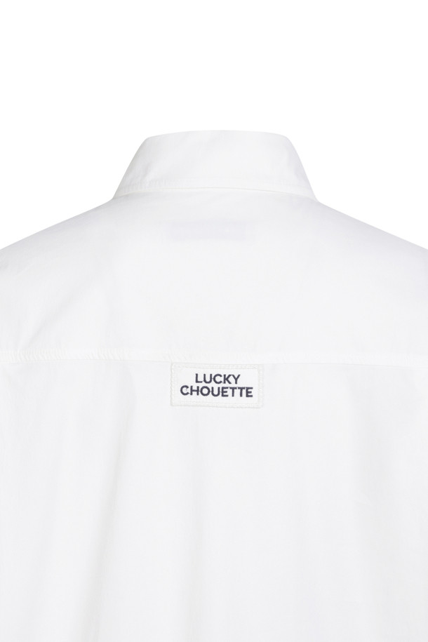 LUCKY CHOUETTE - 블라우스/셔츠 - Embroidered Point Blouse