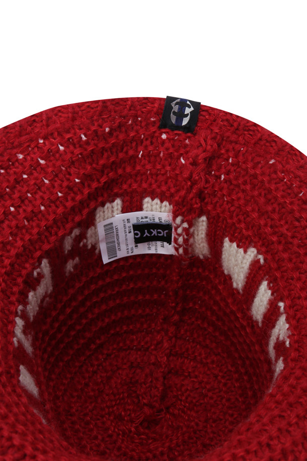 LUCKY CHOUETTE - 모자 - LUCKY Lettering Knit Hat