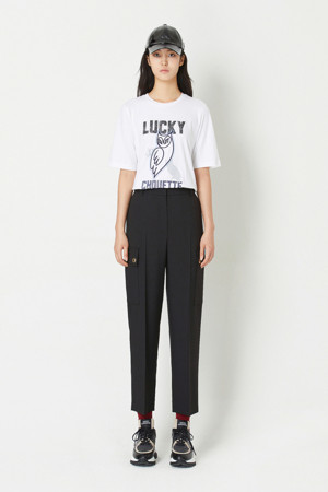 Out Pocket Machine Wrinkle Pants