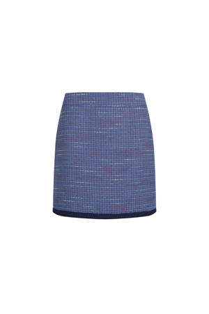 [셀럽착용] Denim Tweed Mini Skirt