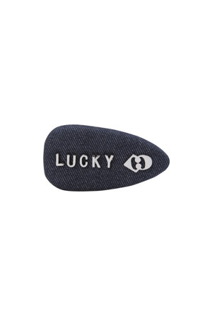 Lucky Metal Logo Triangle Pin