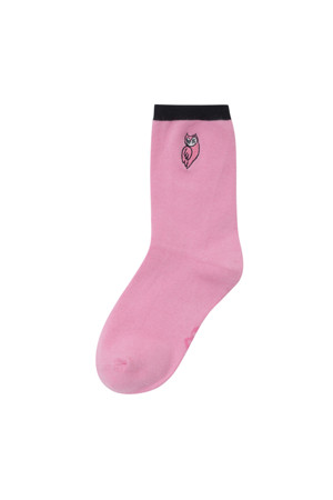 Chouette Embroidery Point Socks