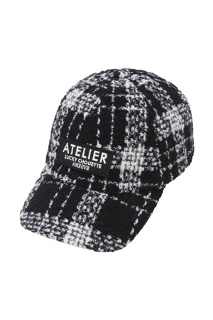 [Atelier] Emblem Tweed Ball Cap