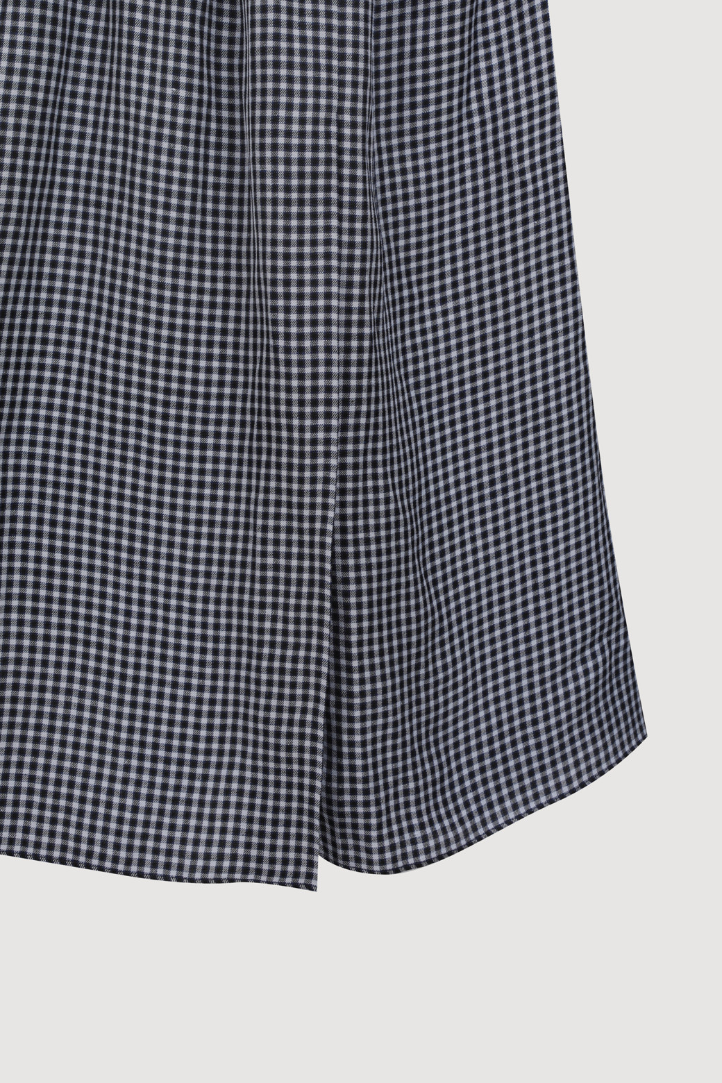 LUCKY CHOUETTE - 원피스 - Front Slit Gingham Check Long Dress