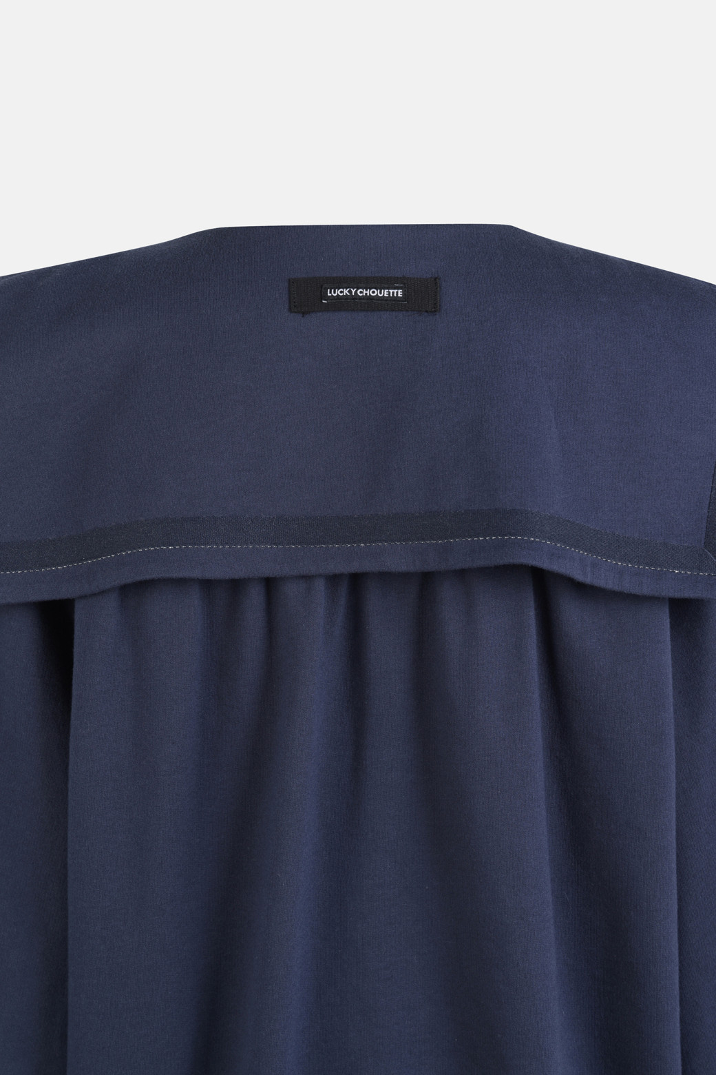 LUCKY CHOUETTE - 티셔츠 - Sailor Collar Anorak Long Sleeve T-shirt