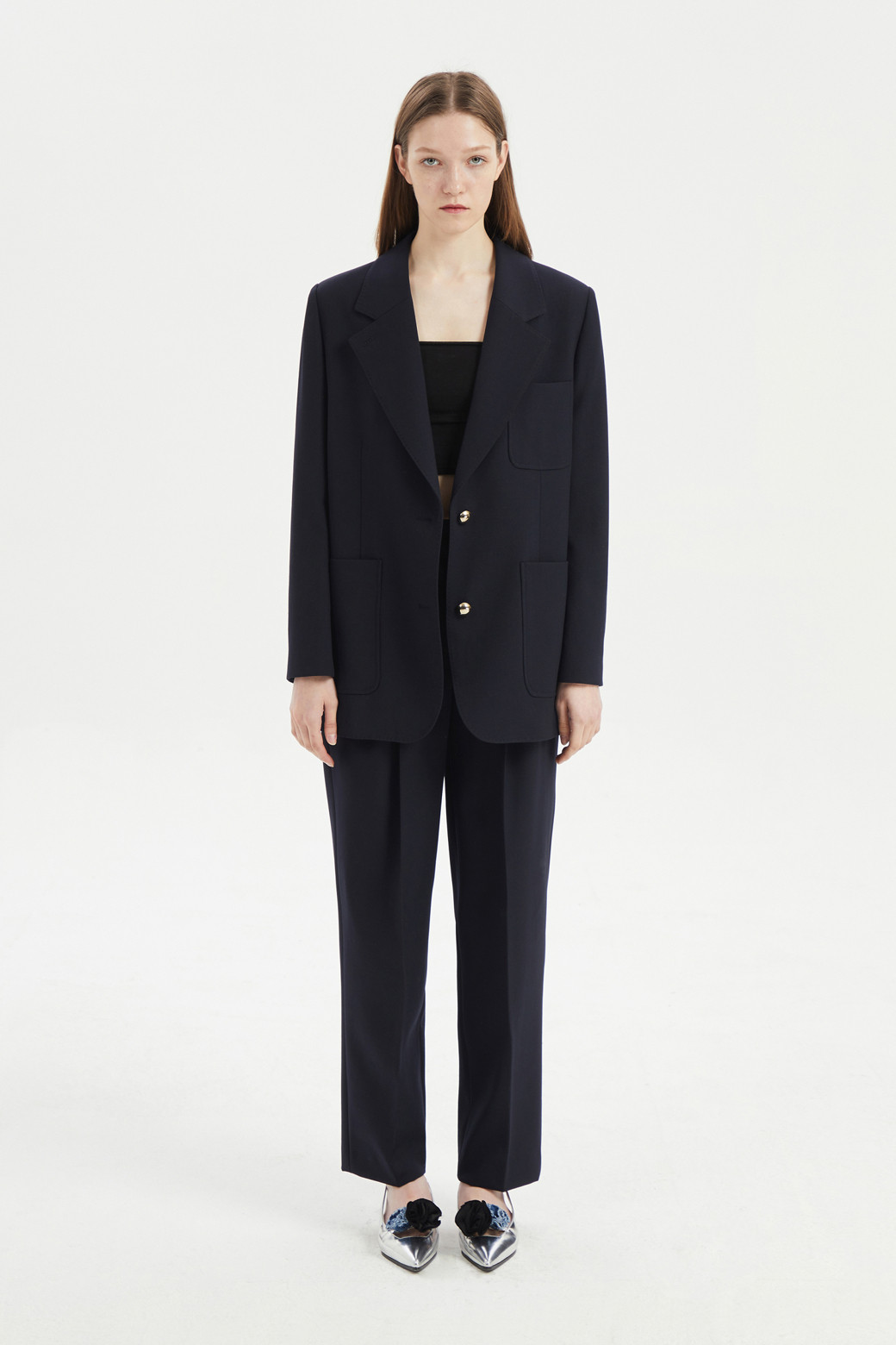 LUCKY CHOUETTE - 자켓 - Hoshi Stitch Wool Blend Jacket