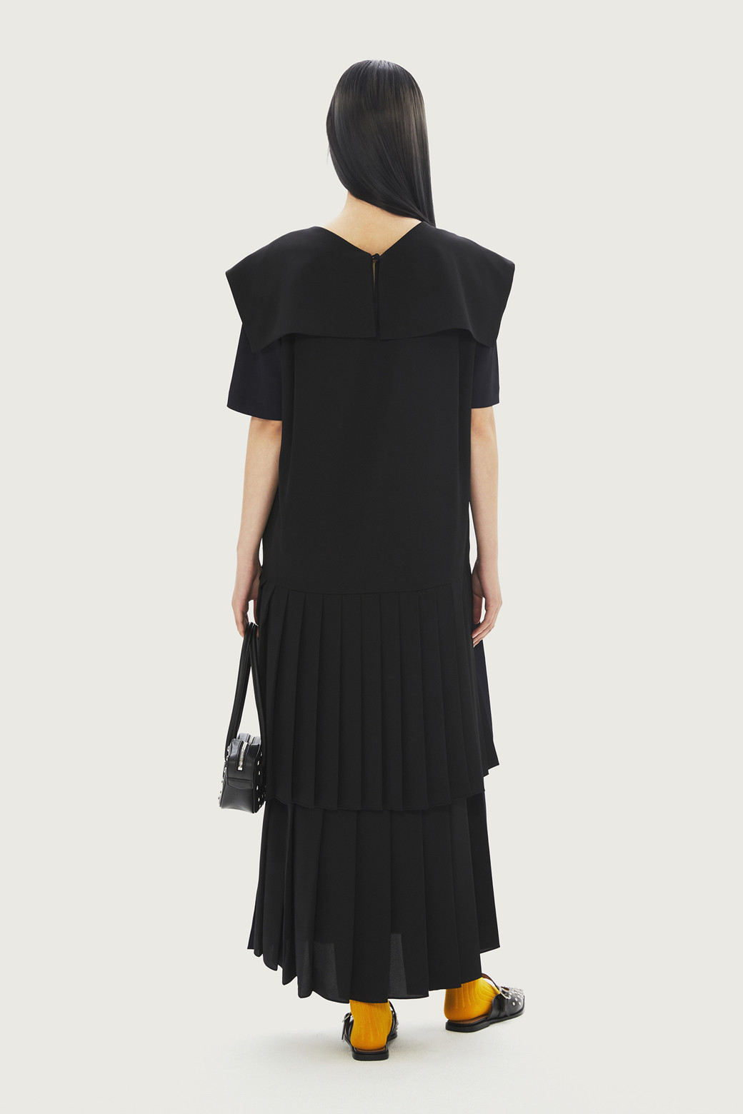 LUCKY CHOUETTE - 원피스 - Color Block Sailor Pleats Dress