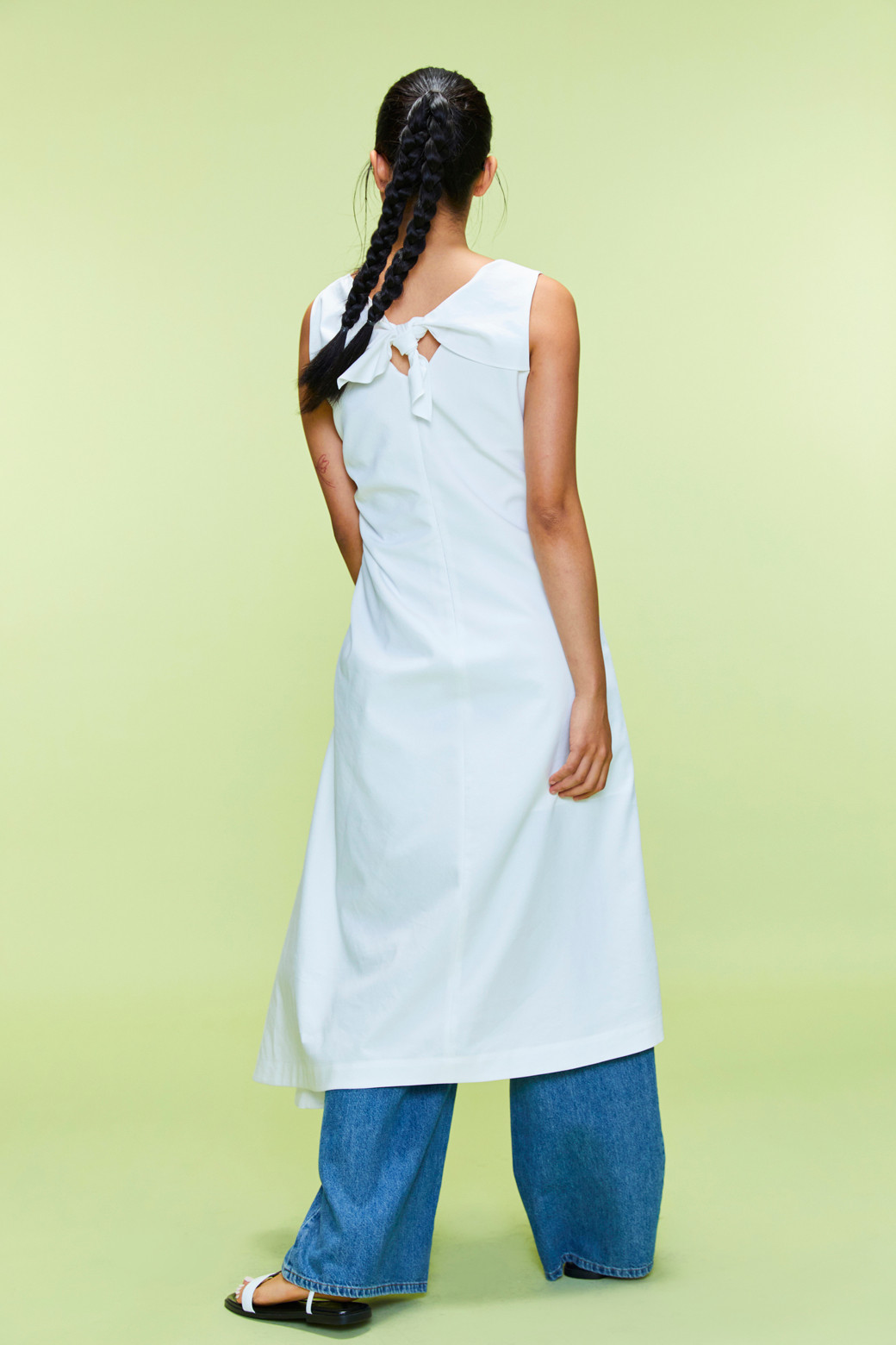 LUCKY CHOUETTE - 원피스 - Back Ribbon Shirring Dress
