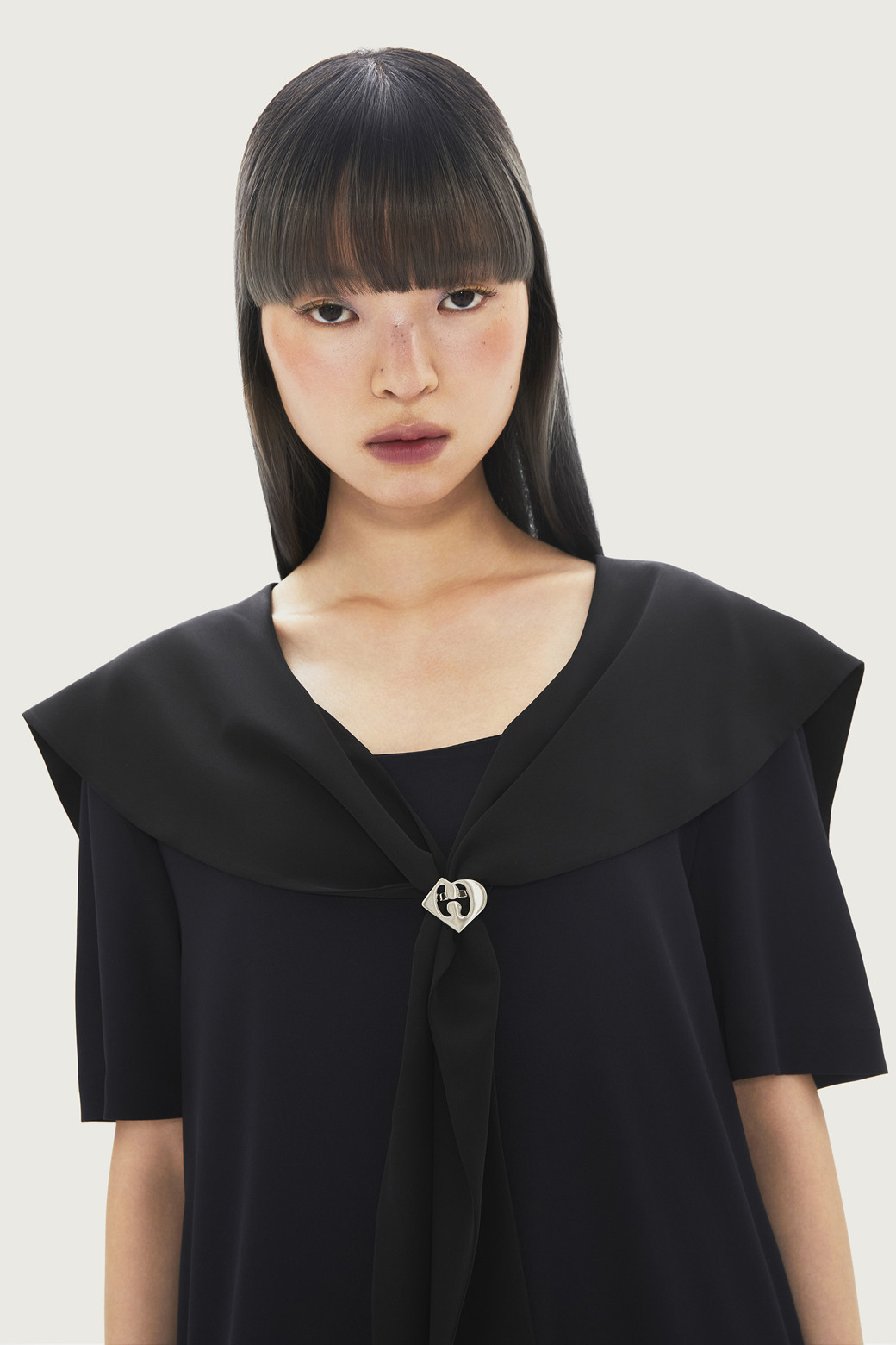 LUCKY CHOUETTE - 원피스 - Color Block Sailor Pleats Dress
