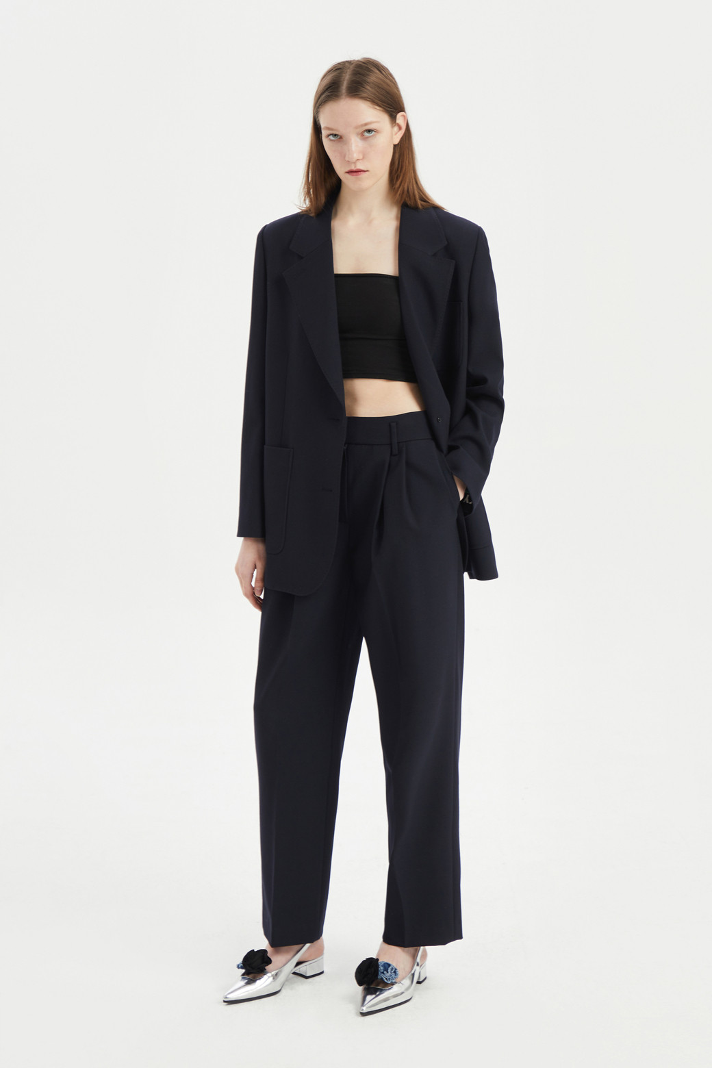 LUCKY CHOUETTE - 자켓 - Hoshi Stitch Wool Blend Jacket