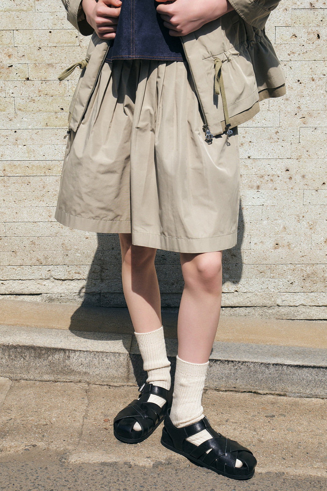 LUCKY CHOUETTE - 스커트/팬츠 - Tuck Point Shorts
