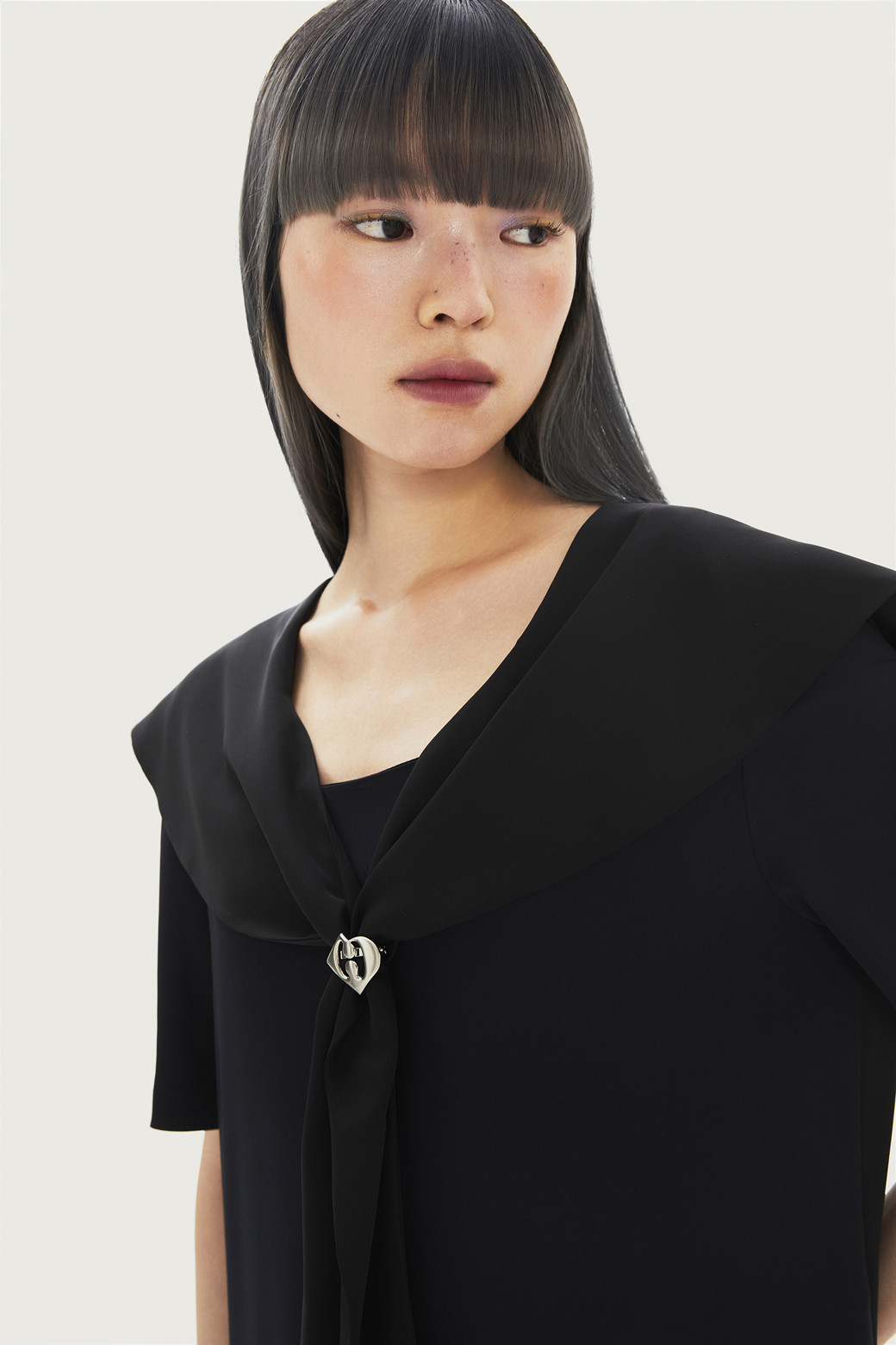 LUCKY CHOUETTE - 원피스 - Color Block Sailor Pleats Dress
