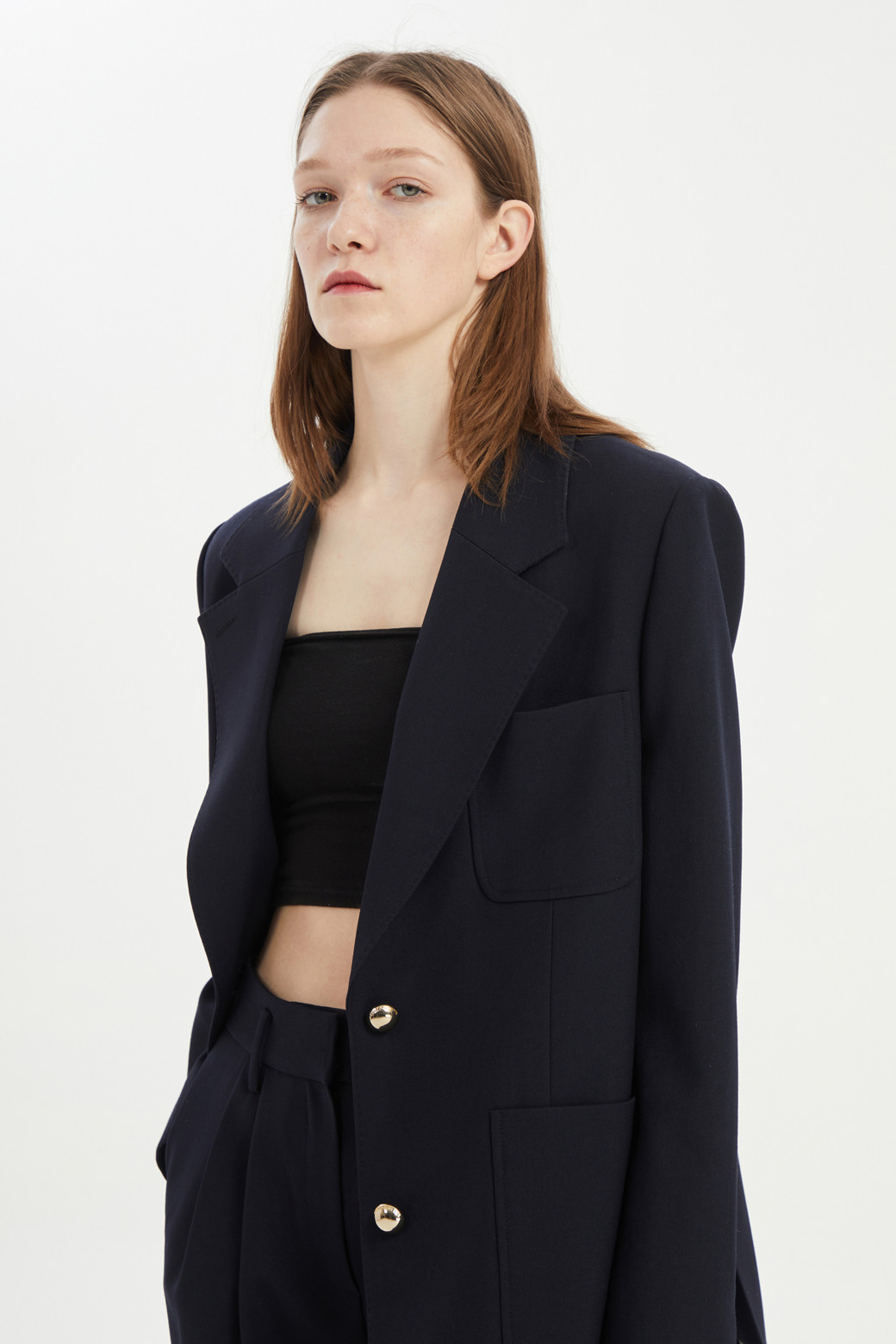 LUCKY CHOUETTE - 자켓 - Hoshi Stitch Wool Blend Jacket