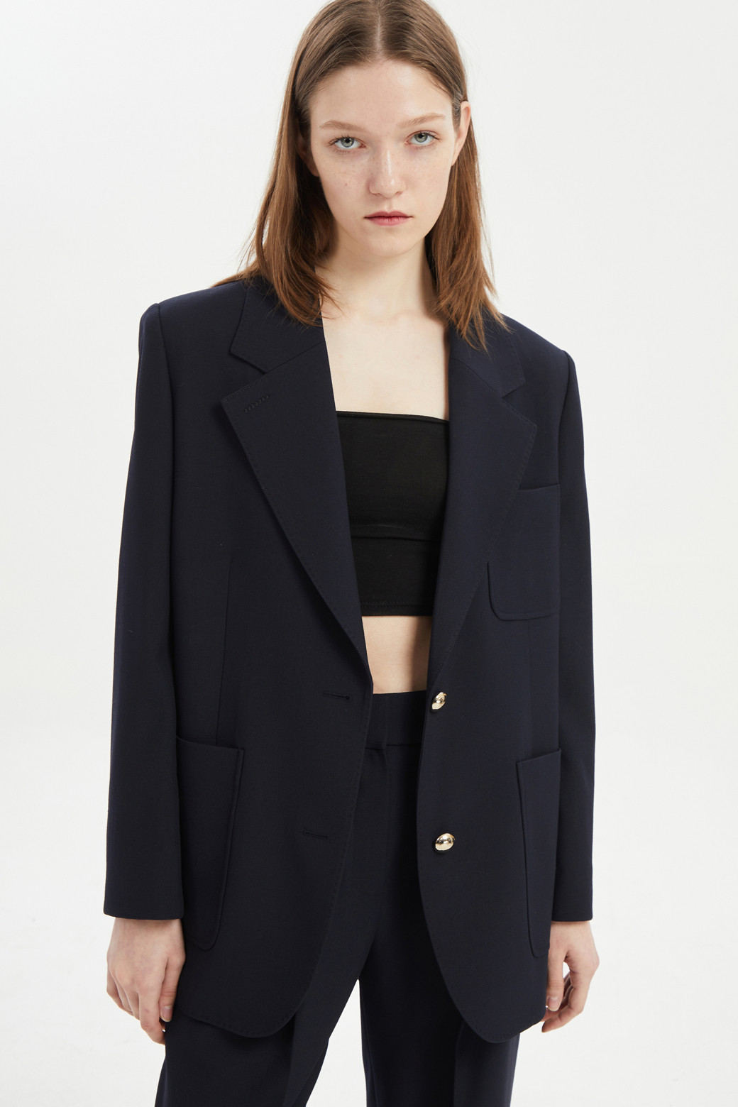 LUCKY CHOUETTE - 자켓 - Hoshi Stitch Wool Blend Jacket
